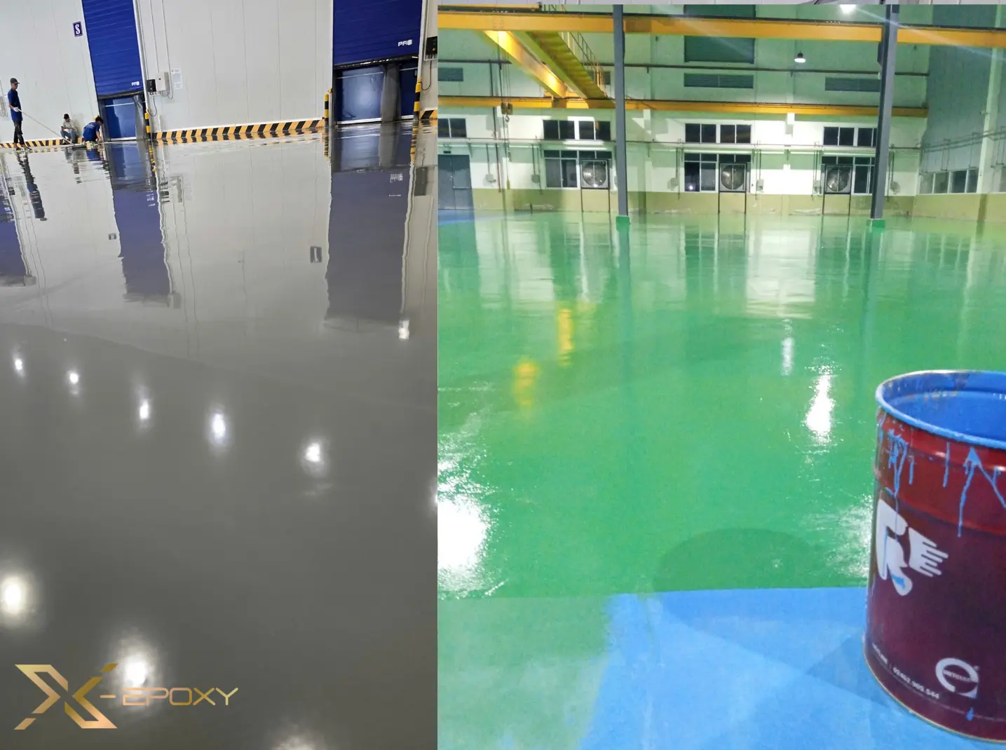X-Epoxy chuyên cung cấp và tư vấn, thi công sàn công nghiệp, sơn epoxy, chống thấm, xử lý sàn