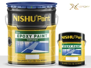 Sơn Nishu Free Solvent Epoxy EF TopCoat thuộc dòng sơn epoxy hai thành phần không chứa dung môi