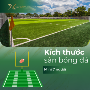 kích thước sân bóng đá mini 7 người