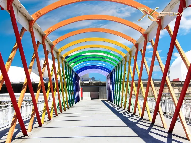 Lớp sơn hoàn thiện quyết định màu sắc, độ bóng và các tính năng bề mặt khác