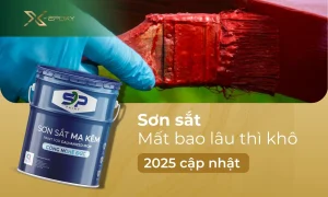 Sơn sắt bao lâu khô