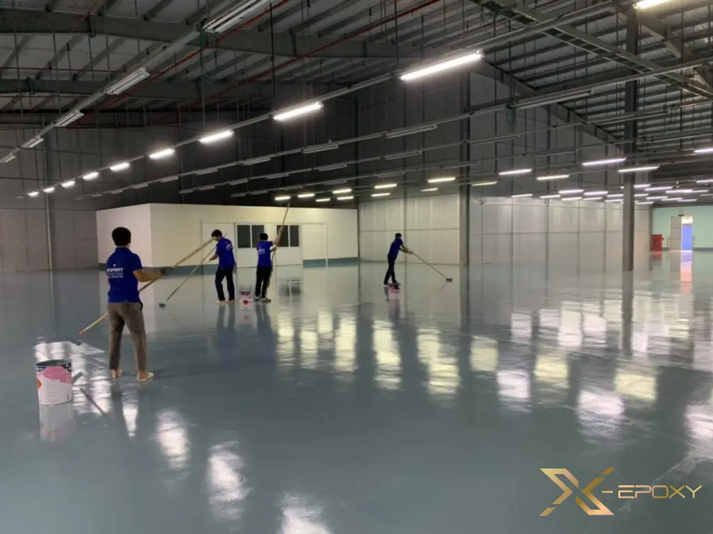 X-Epoxy cung cấp giải pháp tối ưu nhất vuwag đáp ứng yêu cầu và đảm bảo lớp sơn epoxy chống thấm nhà máy công ty Tân Hòa Phát - Long An bền đẹp