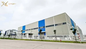 Hình ảnh chất lượng sơn epoxy chống thấm trên nóc nhà máy công ty Tân Hòa Phát - Long An sau khi hoàn thiện