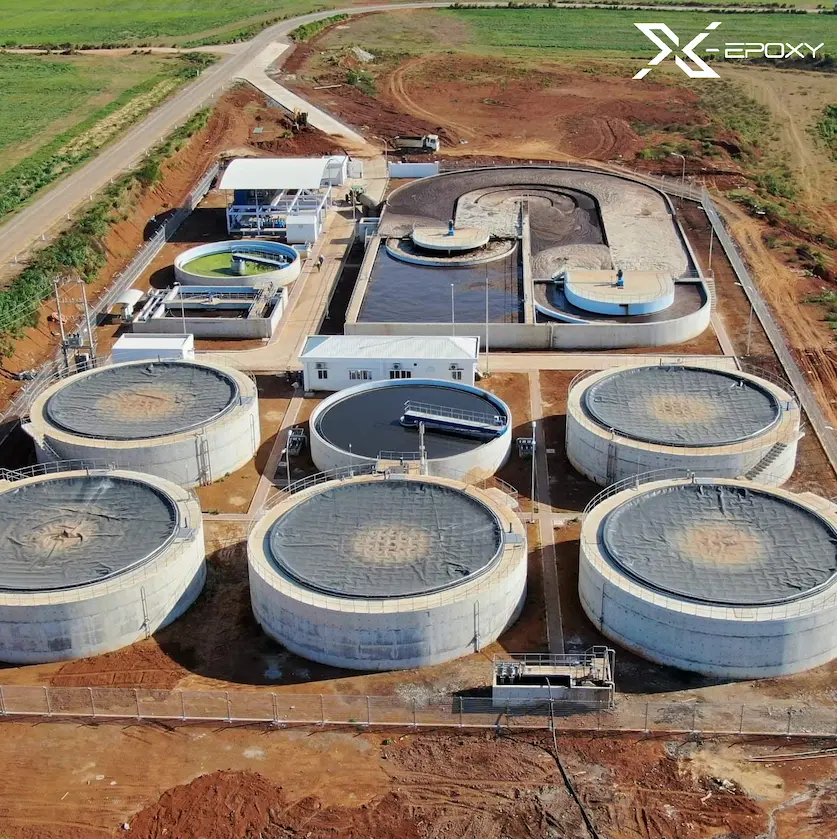 Với những yếu tố đặc thù, X-Epoxy gặp nhiều khó khăn khi thi công sơn epoxy chống thấm bể xử lý nước thải TH True Milk Nghệ An