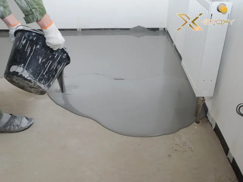 Thi công sơn Epoxy tự san phẳng