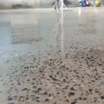 Hình ảnh chất lượng sàn epoxy cho Nhà ga T3 Tân Sơn Nhất sau khi hoàn thiện bóng đẹp