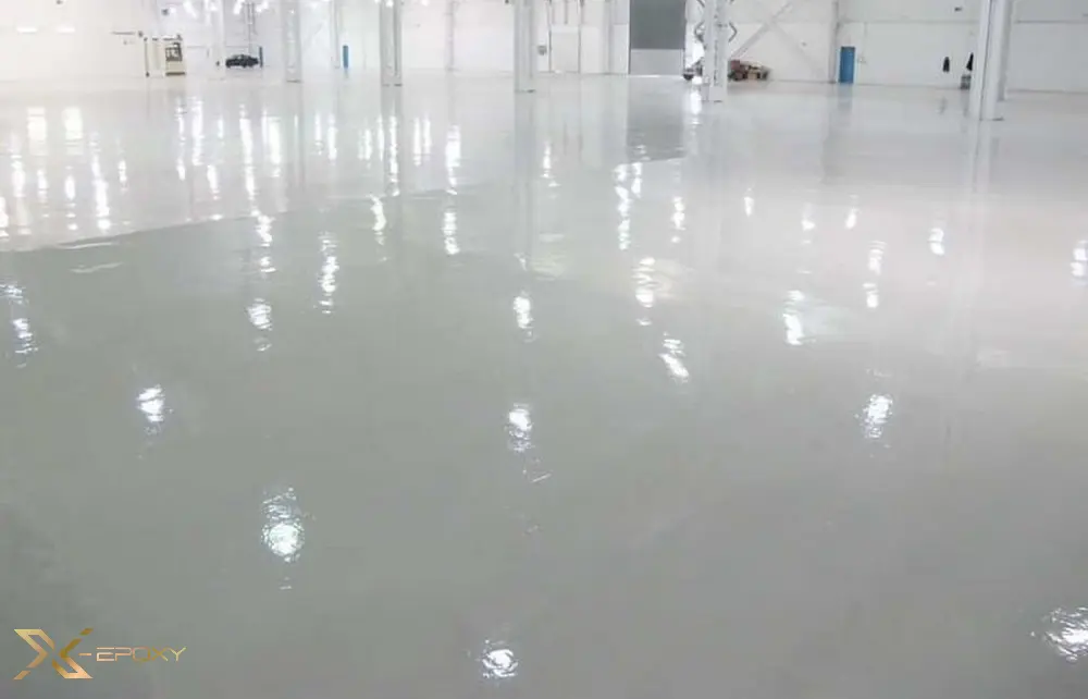 Giữa các lớp sơn epoxy sàn Nhà ga T3 Tân Sơn Nhất đều được X-Epoxy thực hiện chỉn chu, đảm bảo nhiều yêu cầu khắt khe