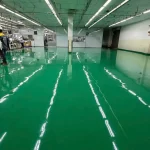 Hình ảnh chất lượng sàn epoxy nhà máy sữa Vinamilk sau khi hoàn thiện