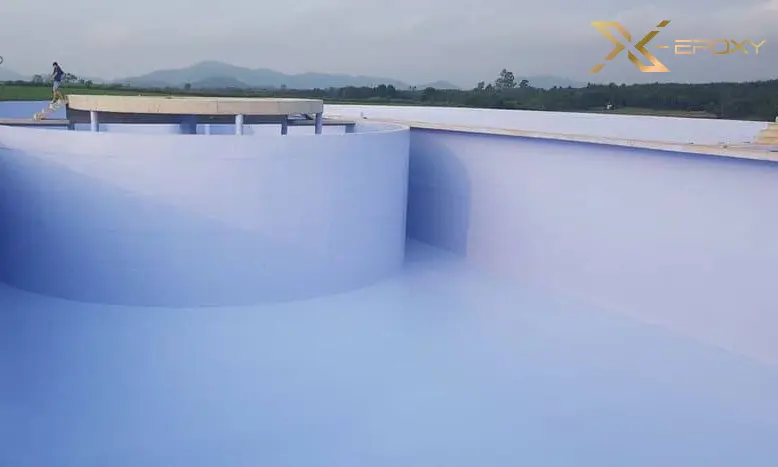 X-Epoxy với kinh nghiệm dày dặn và đội ngũ kỹ thuật viên lành nghề, tự tin về chất lượng lớp sơn epoxy chống thấm bể xử lý nước thải của nhà máy