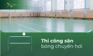 kích thước sân bóng chuyền hơi