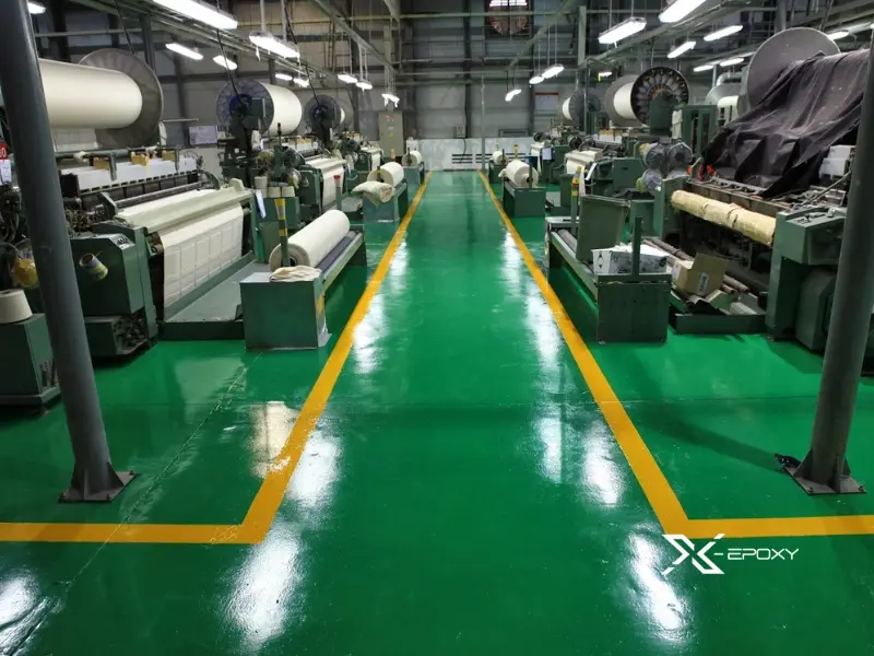 Dịch vụ thi công sàn epoxy kháng axit uy tín