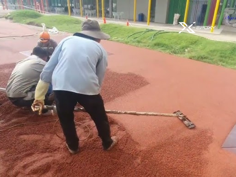 5 bước thi công sân chơi trẻ em