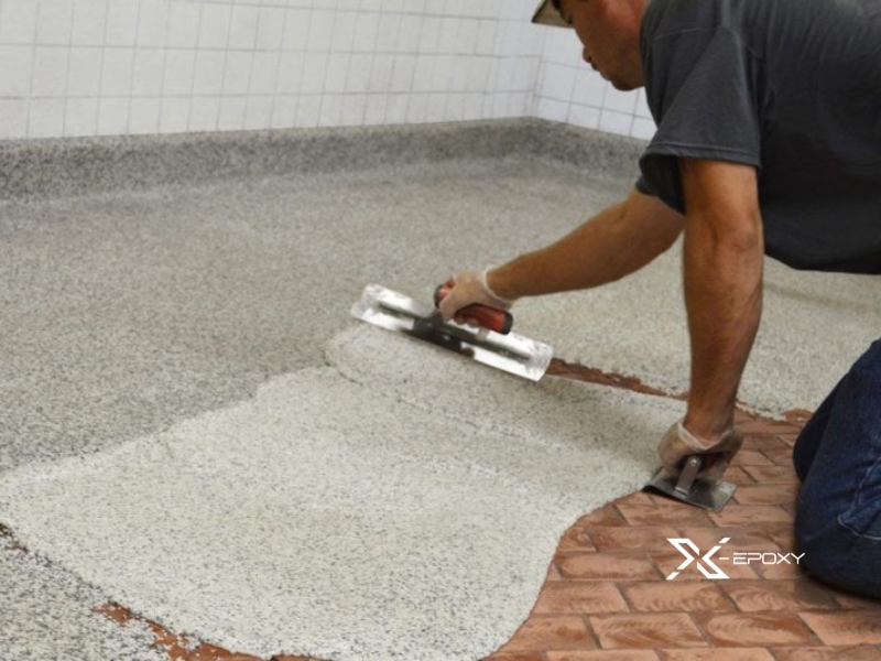 Quy trình thi công sàn đá mài Terrazzo