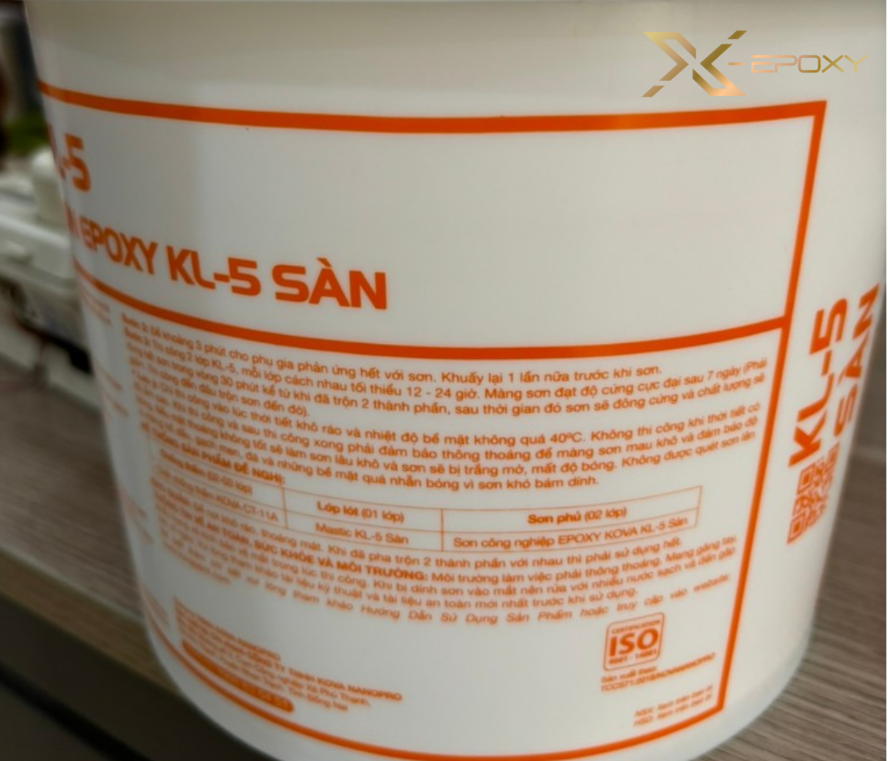 Sơn Epoxy KOVA KL-5 Sàn 2 son epoxy kova kl 5 san 2