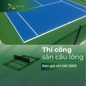 thi công sân cầu lông tphcm