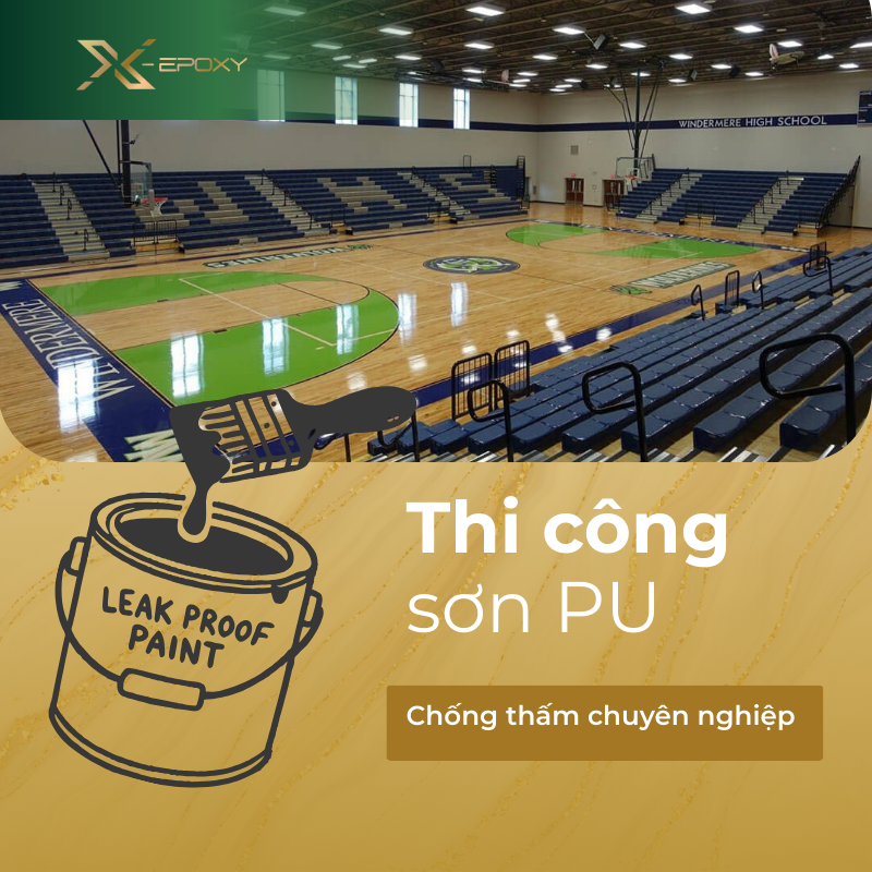 Thi công sơn PU chống thấm