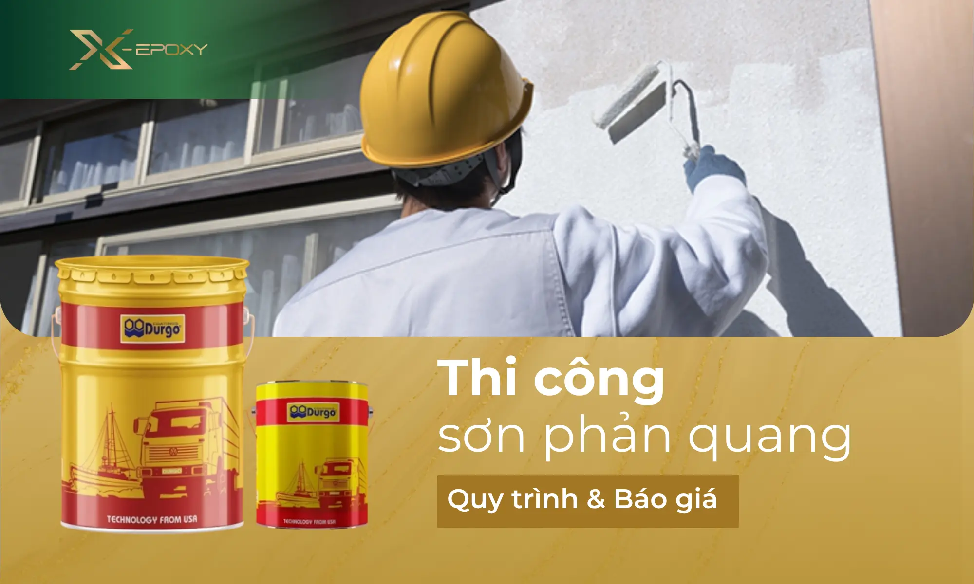 Quy Trình Thi Công Sơn Phản Quang - Báo Giá Chi Tiết 2025