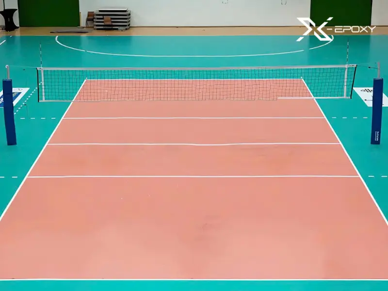 Kích thước lưới bóng chuyền