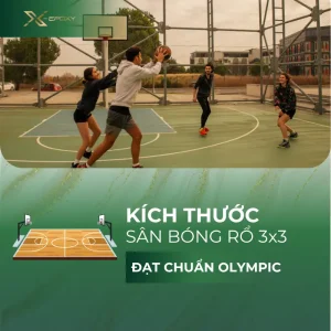 kích thước sân bóng rổ 3x3