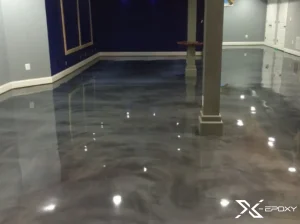 Kiểm tra sàn Epoxy hiệu ứng trước khi nghiệm thu và bàn giao cho khách hàng