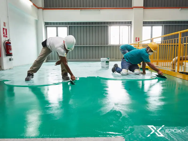 Sơn chống rỉ epoxy 2 thành phần chống nước, chống bụi và ăn mòn hiệu quả
