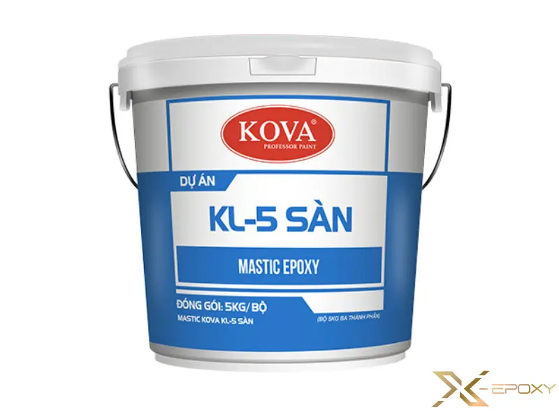 Sơn công nghiệp KOVA epoxy KL-5 Sàn