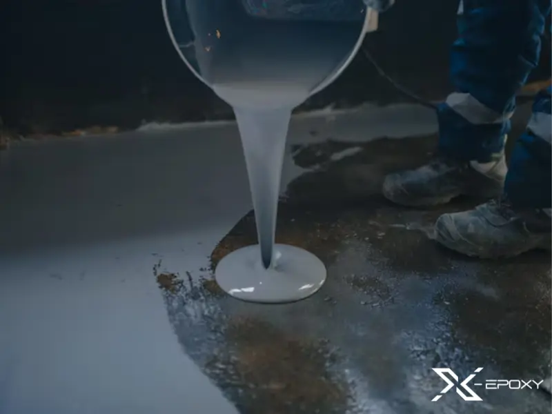 Thi công lớp phủ epoxy hoàn thiện