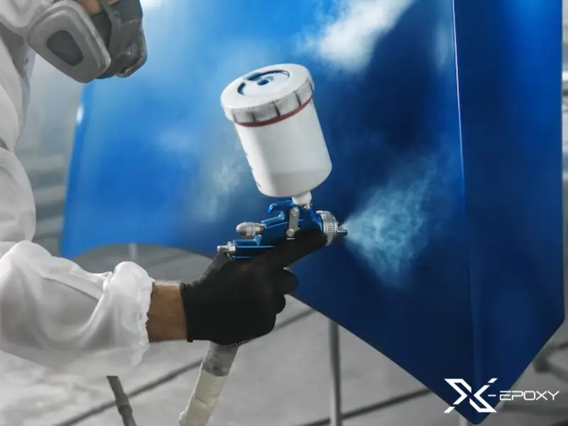 Sơn epoxy thường được sử dụng để sơn các chi tiết bằng kim loại