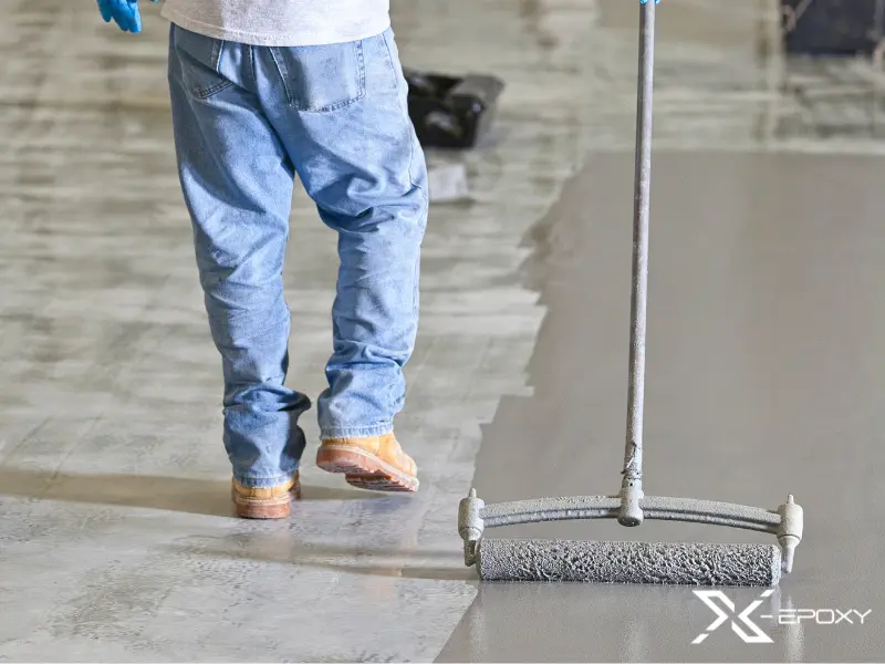 Sơn sàn công nghiệp tạo ra bề mặt phẳng mịn, chịu lực tốt