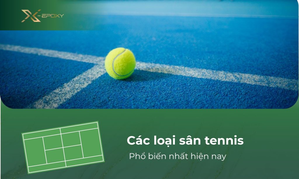 các loại sân tennis