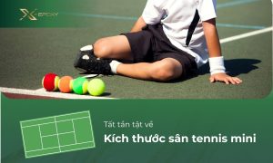 kích thước sân tennis mini