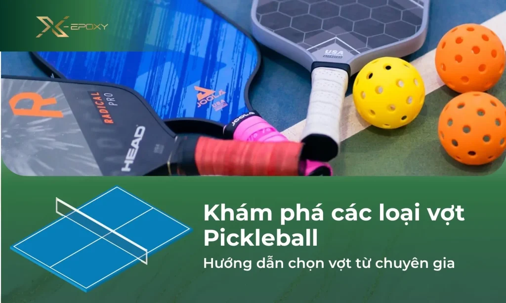 Khám phá các loại vợt Pickleball: Hướng dẫn chọn vợt từ chuyên gia 5 các loại vợt Pickleball