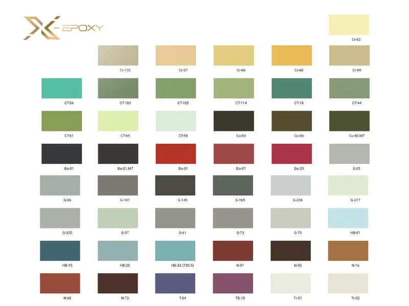 Catalogue bảng màu sơn Đại Bàng 2025 chính thức, hiển thị đầy đủ các mã màu sơn dầu alkyd