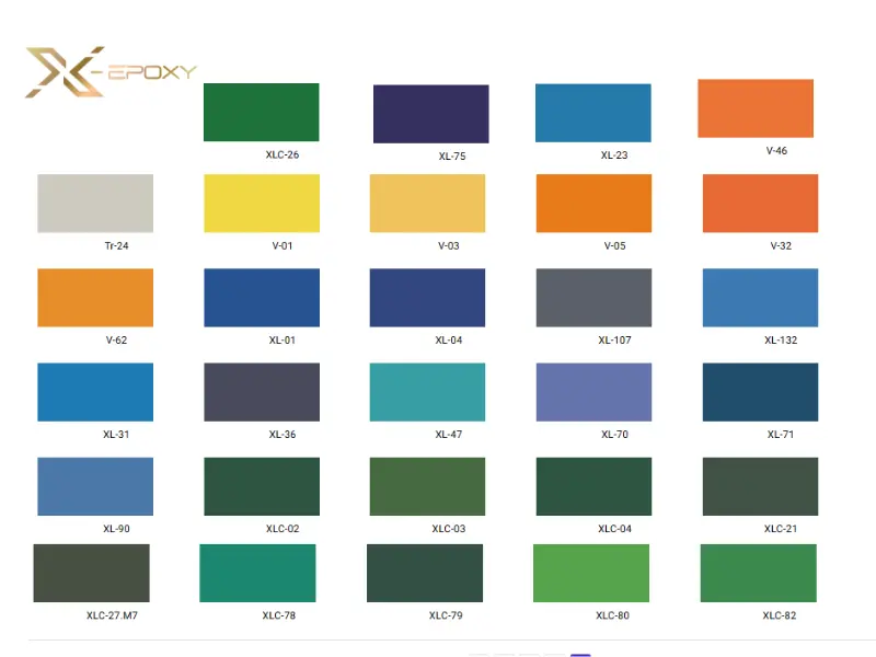 Catalogue bảng màu sơn Đại Bàng 2025 chính thức, hiển thị đầy đủ các mã màu sơn dầu alkyd thông dụng và đặc biệt.