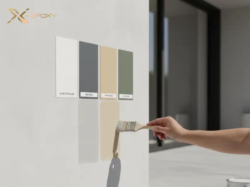 Luôn kiểm tra màu sắc trên bảng màu vật lý và sơn thử trên một diện tích nhỏ để đảm bảo lựa chọn chính xác nhất.