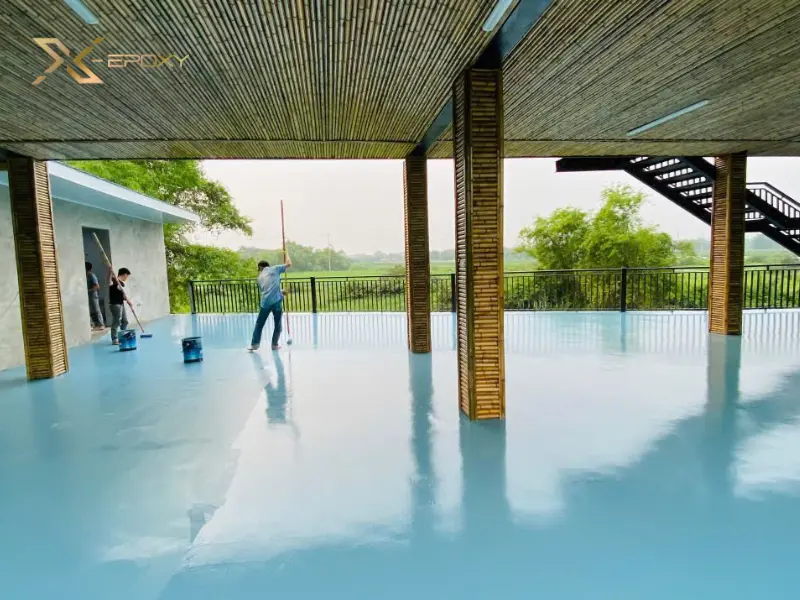 Chuẩn bị trước khi thi công sơn sàn