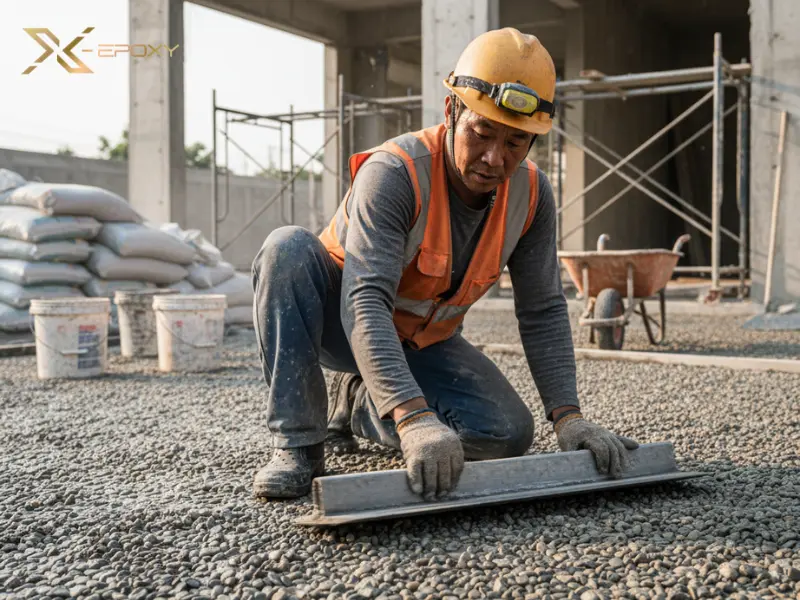 Quy trình thi công chuẩn mực đảm bảo từng lớp của hệ thống sàn liên kết với nhau hoàn hảo.