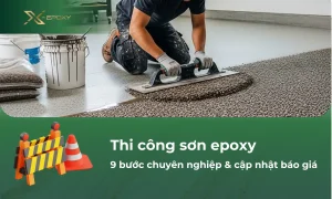 thi công sơn epoxy sỏi