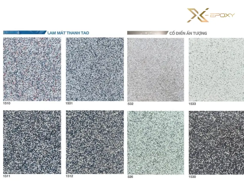 Bảng màu sơn giả đá Kova 2025 mang phong cách cổ điển, trang nhã