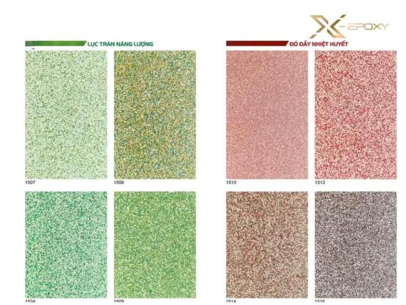 Bộ sưu tập màu sơn giả đá Kova 2025 rực rỡ, tràn đầy năng lượng