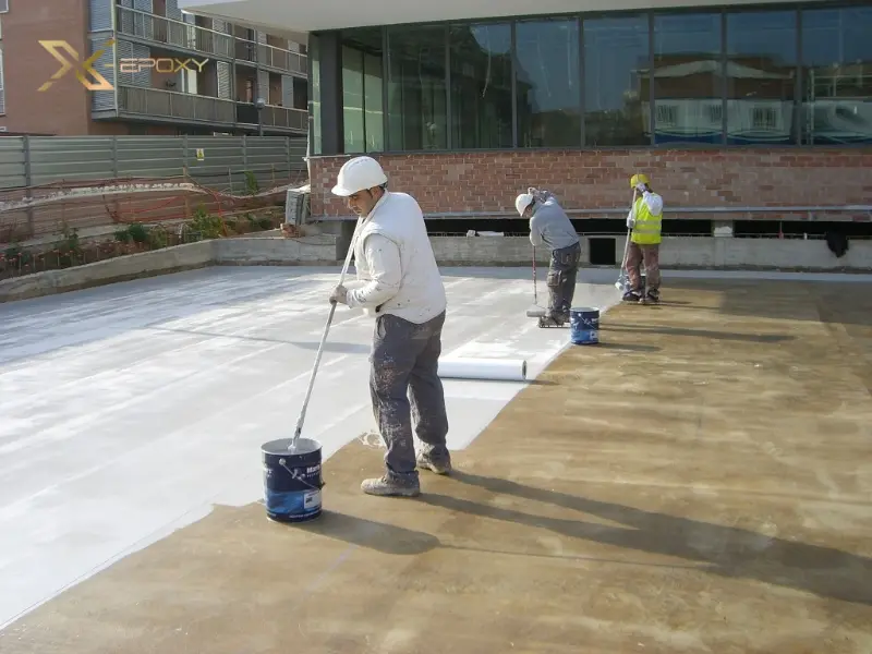 Sơn Polyurethane (PU) tạo lớp màng đàn hồi linh hoạt, ngăn nước thấm hiệu quả