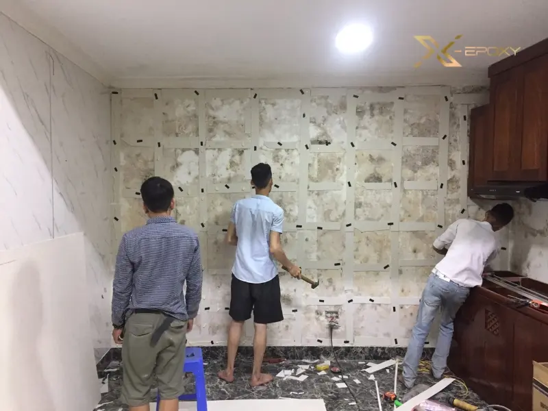 Chống thấm tường nhà là quá trình xử lý giúp ngăn ẩm mốc