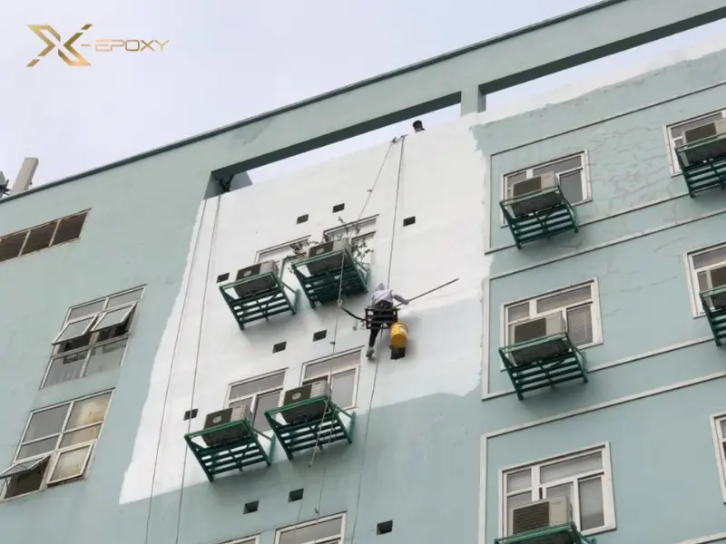 Đội ngũ X-EPOXY thi công chống thấm tường chuyên nghiệp