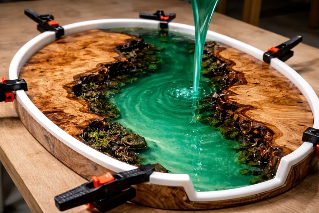 Đổ keo Epoxy 