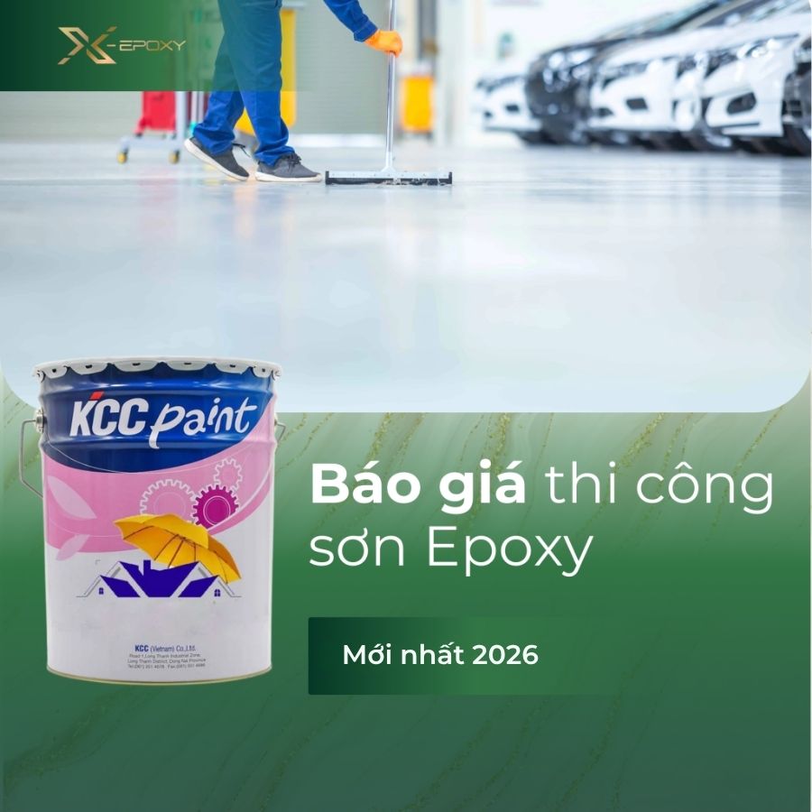 Báo giá thi công sơn epoxy tại Tp.HCM 2026 | X-Epoxy 5 Báo giá thi công sơn epoxy tại Tp.HCM 2026 | X-Epoxy