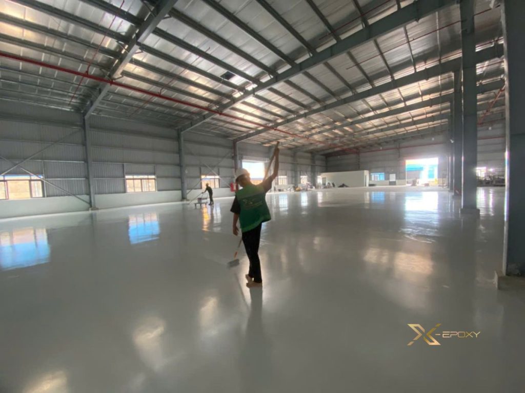 Bột đá CaCO3: Giải pháp xử lý nền xốp 3.500m² tại KCN Dầu Giây 6 X-Epoxy xử lý nền xốp 3.500m² tại KCN Dầu Giây