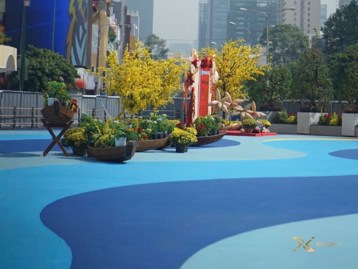 Họa tiết Sóng nước hiện lên sắc nét và hoàn hảo 